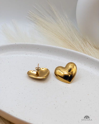 Maxi Heart Earrings